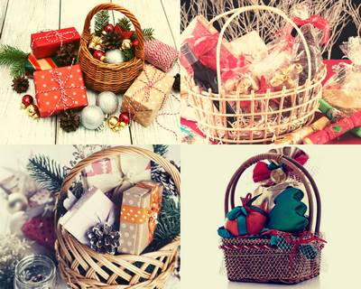 Christmas gift baskets can bring holiday cheer to the recipients.