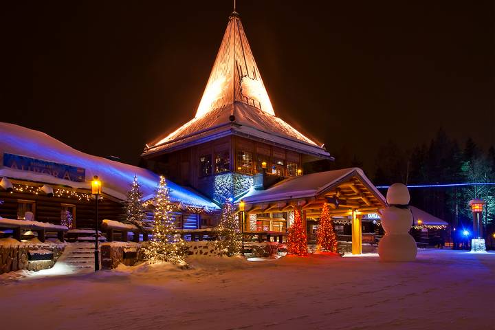 Finland is one of the best family travel destinations due to Santa Claus Village.