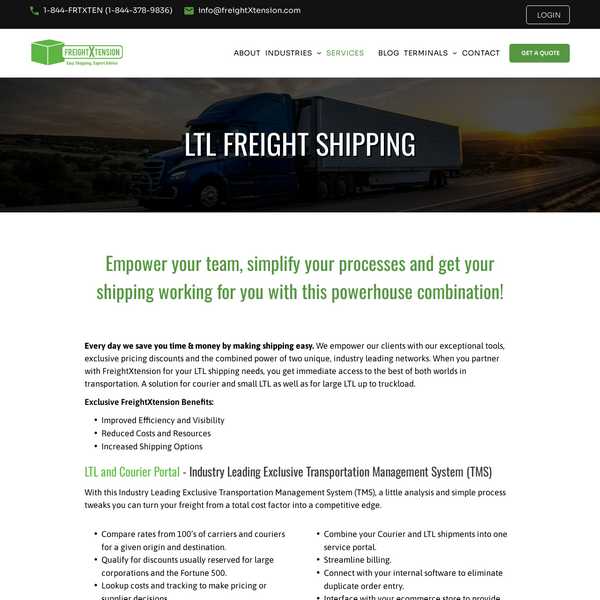 Best LTL Shipping in Canada