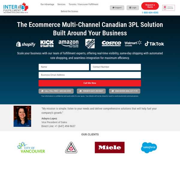 InterFulfillment 3PL Toronto