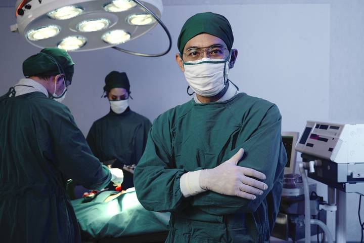 A surgeon is one of the best health careers for the future.