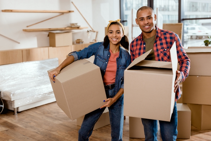 Ask family and friends for help when moving.