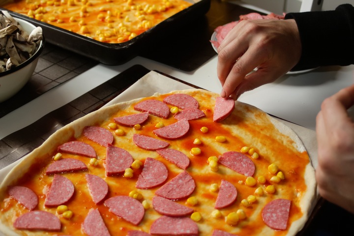 Sausages are one of the most popular pizza toppings.