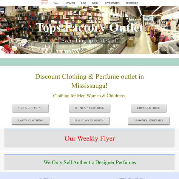 Tops Perfume Outlet