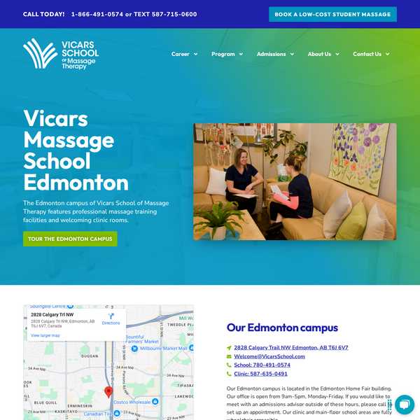 Best Massage Therapy School in Edmonton